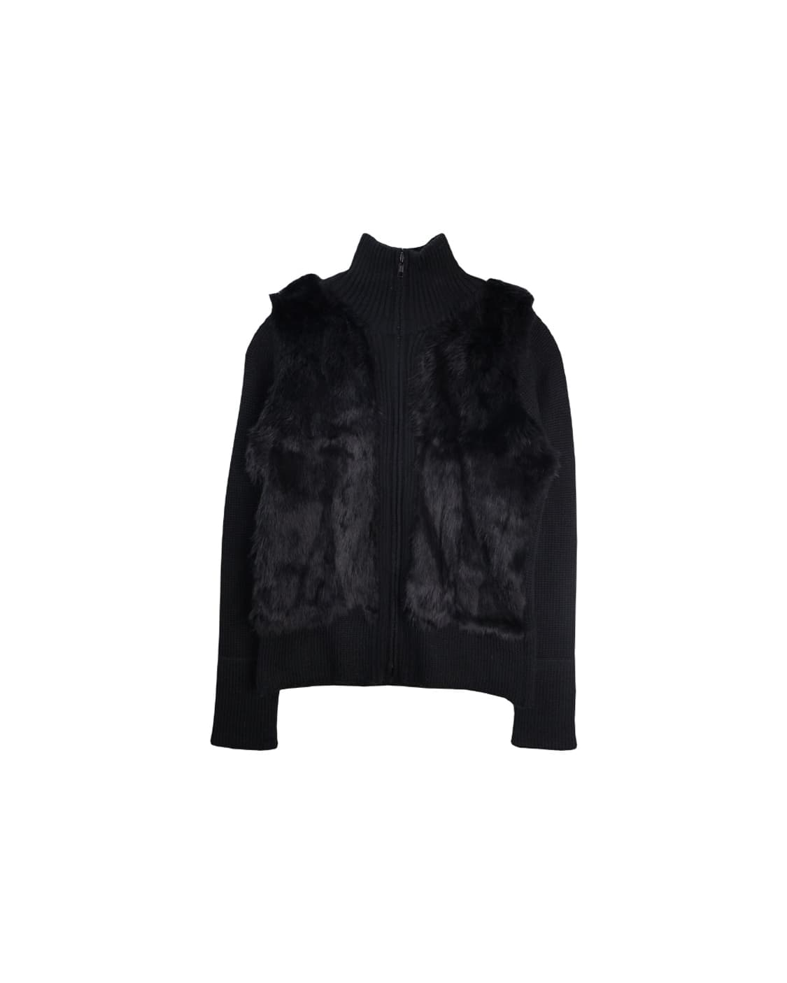 Jpn Black Rabbit fur Cardigans 상품이미지3
