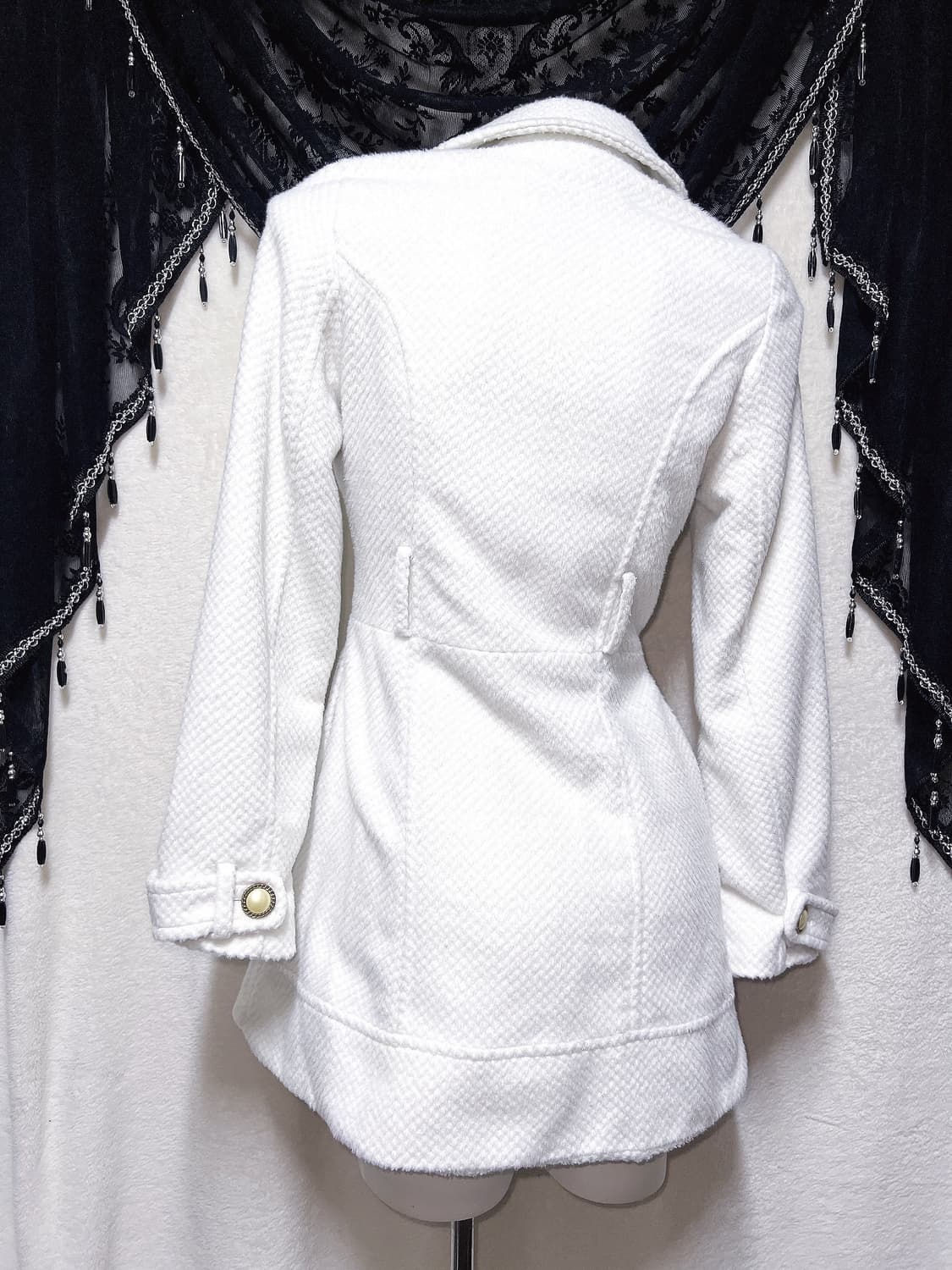 트랄라라 글리터 화이트코트 로맨틱갸루 로걀 히메 달천 라떼 핀터 리즈리사 상품이미지7