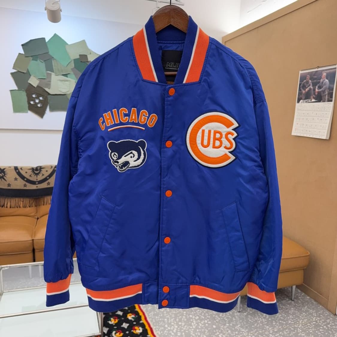 MLB 시카고 컵스 쿠퍼스 키치 몬스터 바시티자켓 95 C08376 상품이미지3