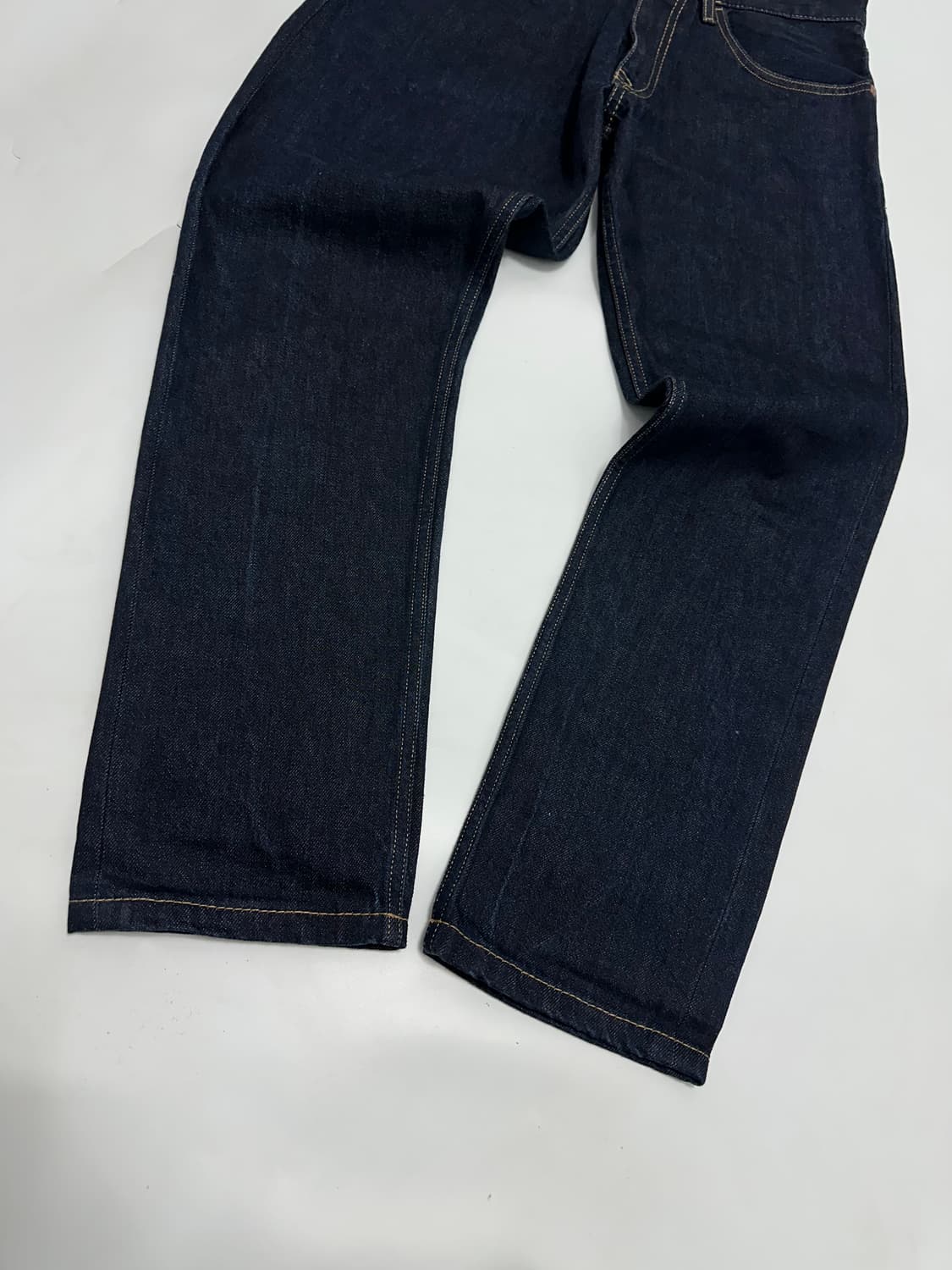 캘빈클라인 스트레이트 테이퍼드 데님 팬츠 진청바지 상품이미지6