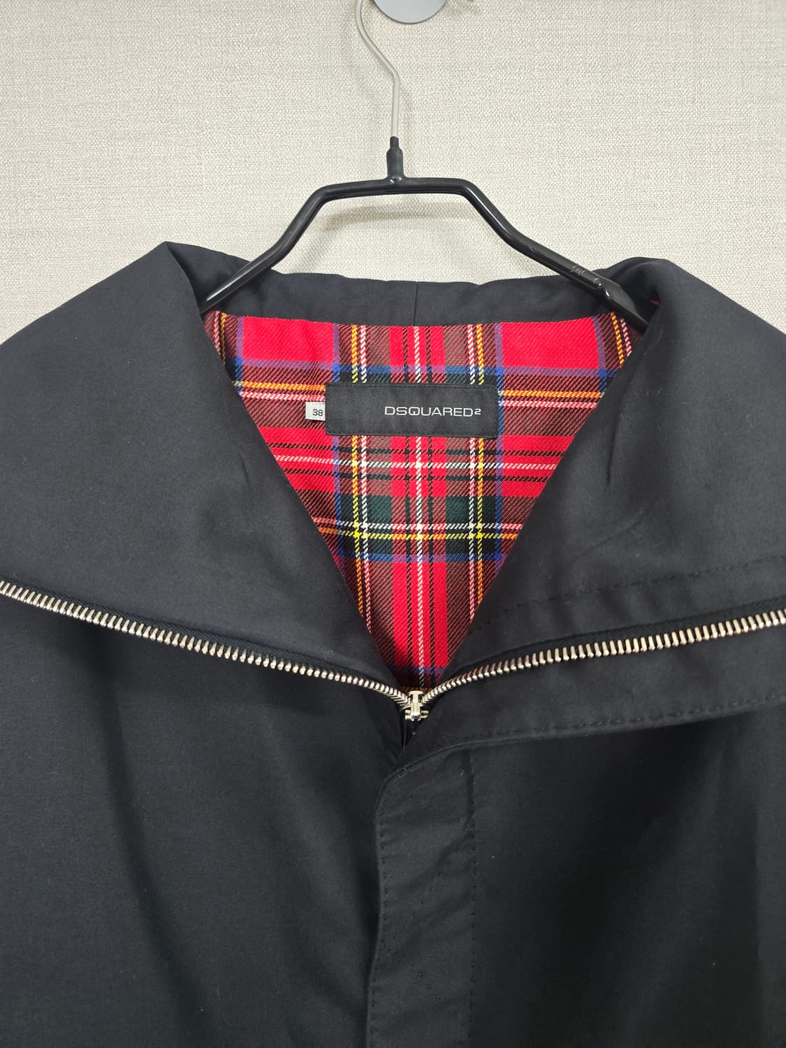 매장판 디스퀘어드2 귀여운 판초스타일 자켓 차콜 상품이미지3