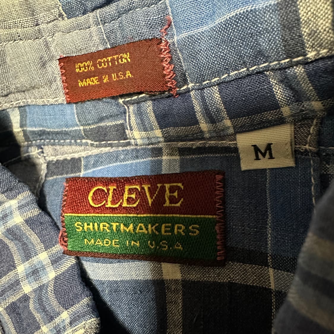 VINTAGE usa made patchwork shirt 상품이미지3