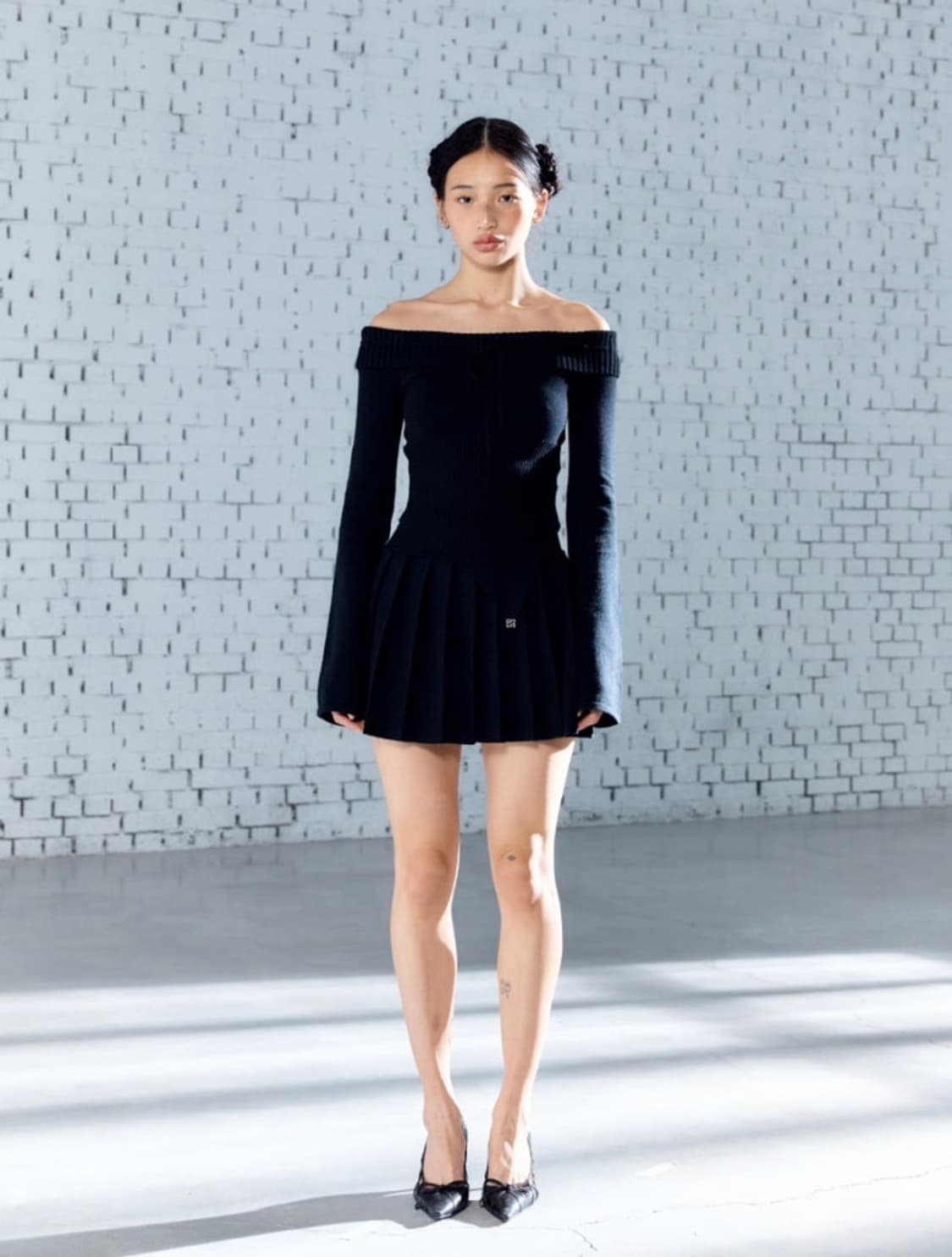 글로니 VERA SWING LONG SLEEVE(BLACK) 상품이미지2