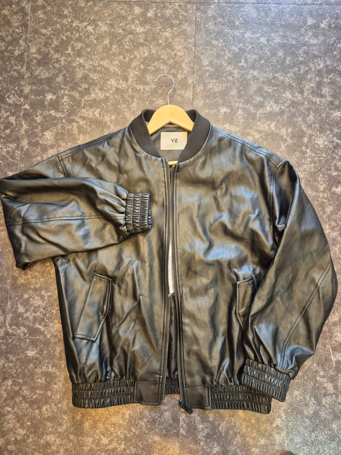 #V2 #비건 레더 자켓입니다 -L  상품이미지1