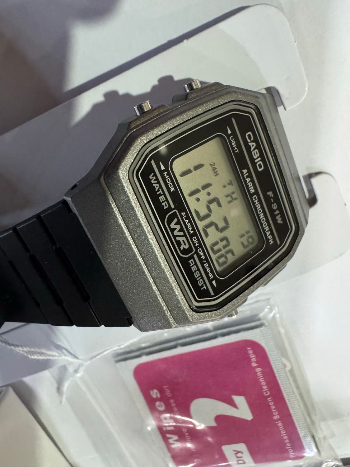 카시오 손목 시계 F-91WM-1B (풀박스) 상품이미지2