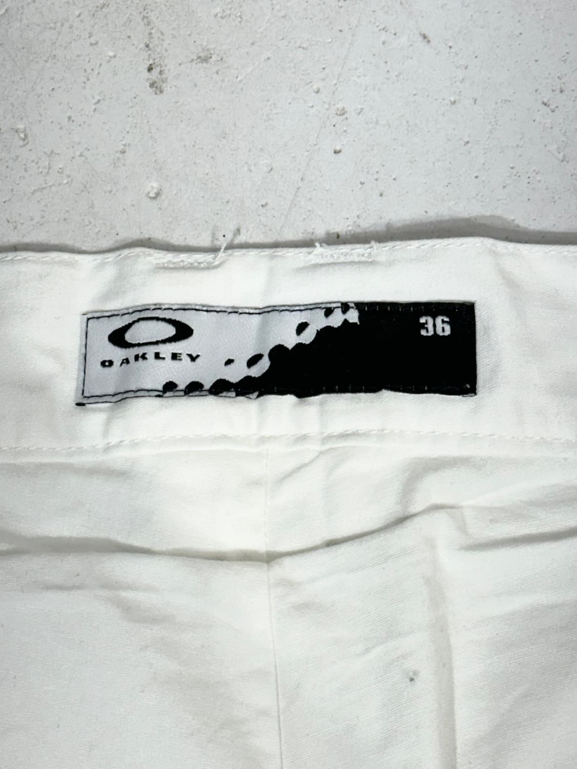 오클리 화이트 와이드 치노 팬츠 포켓 디테일 면바지 상품이미지7