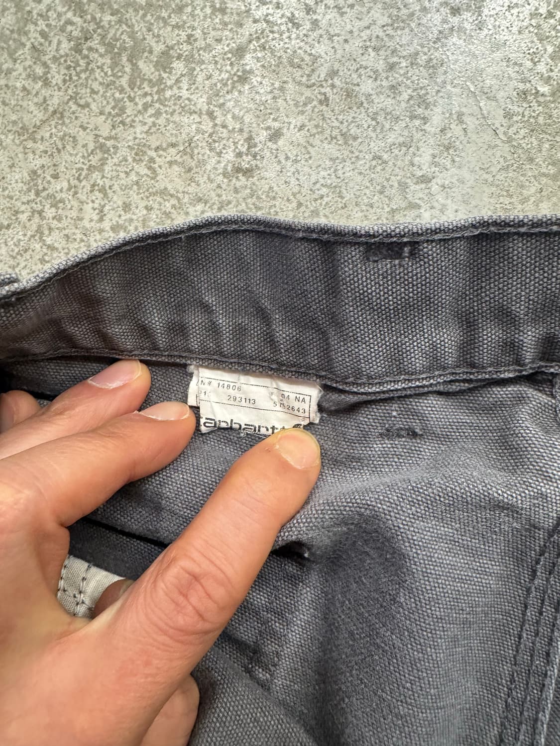 칼하트 B01 GVL 더블니 워크팬츠 상품이미지3