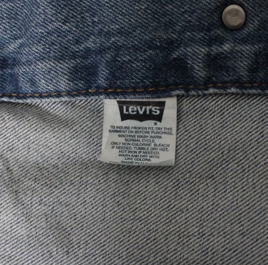 90s 리바이스 70507 데님 트러커 자켓 L018 상품이미지5