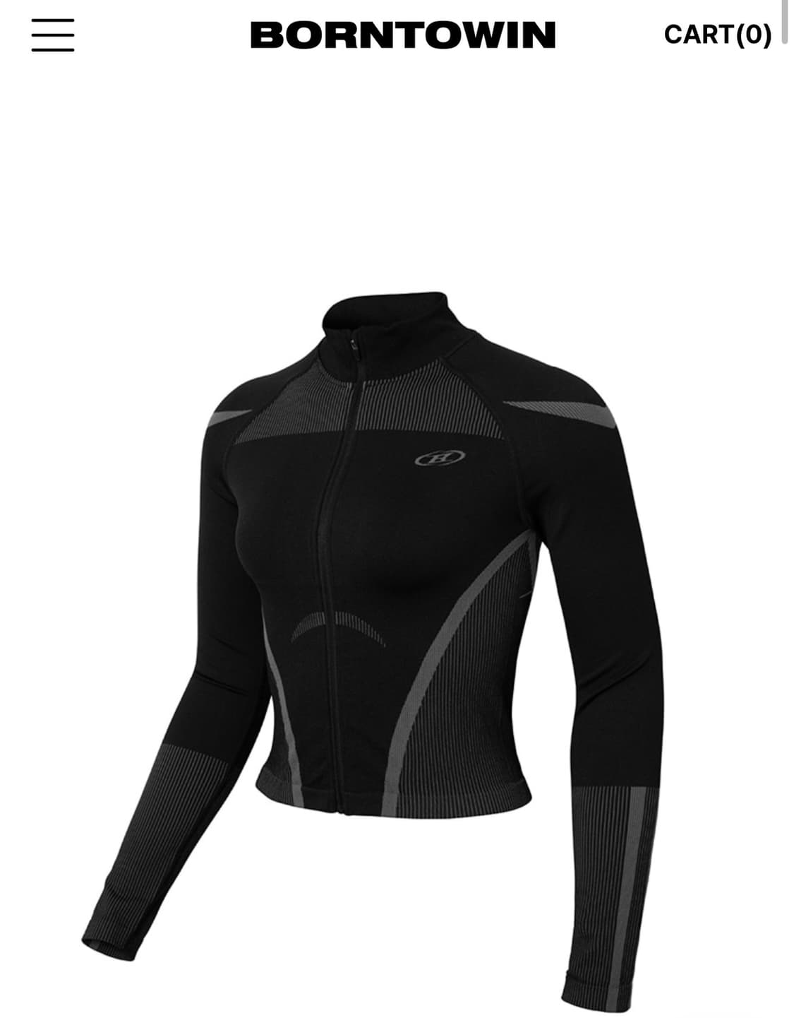 BTW ECLIPSE SEAMLESS FULL ZIP-UP JACKET 상품이미지1