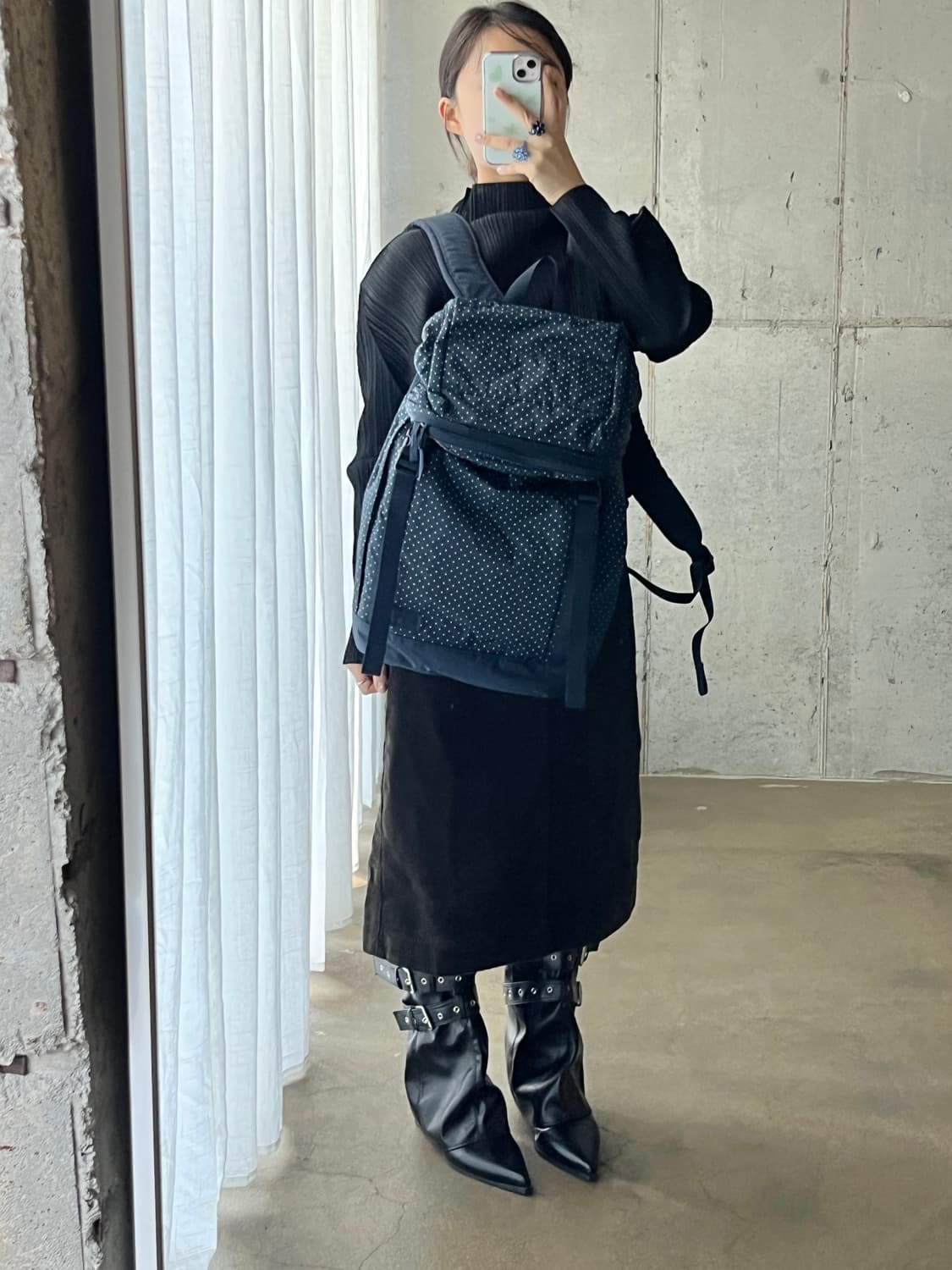 Porter 포터 도트 백팩 네이비 상품이미지4