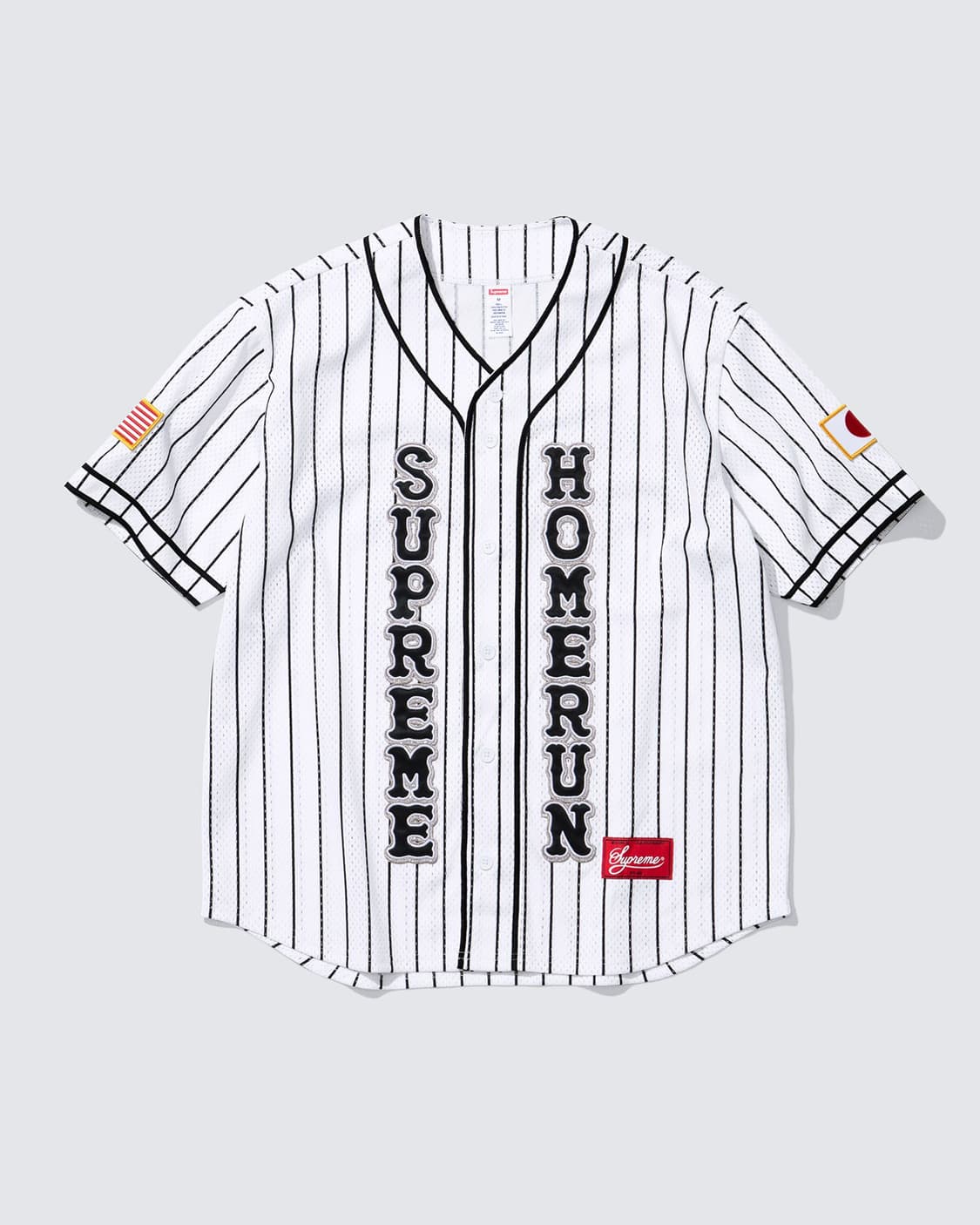 25SS 슈프림 X 홈런 콜라보 베이스볼 저지 화이트 M 상품이미지5