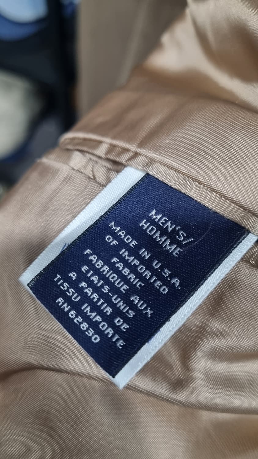 Lands End 레트로 미제 스웨이드 블레이저 자켓 110~115 상품이미지4