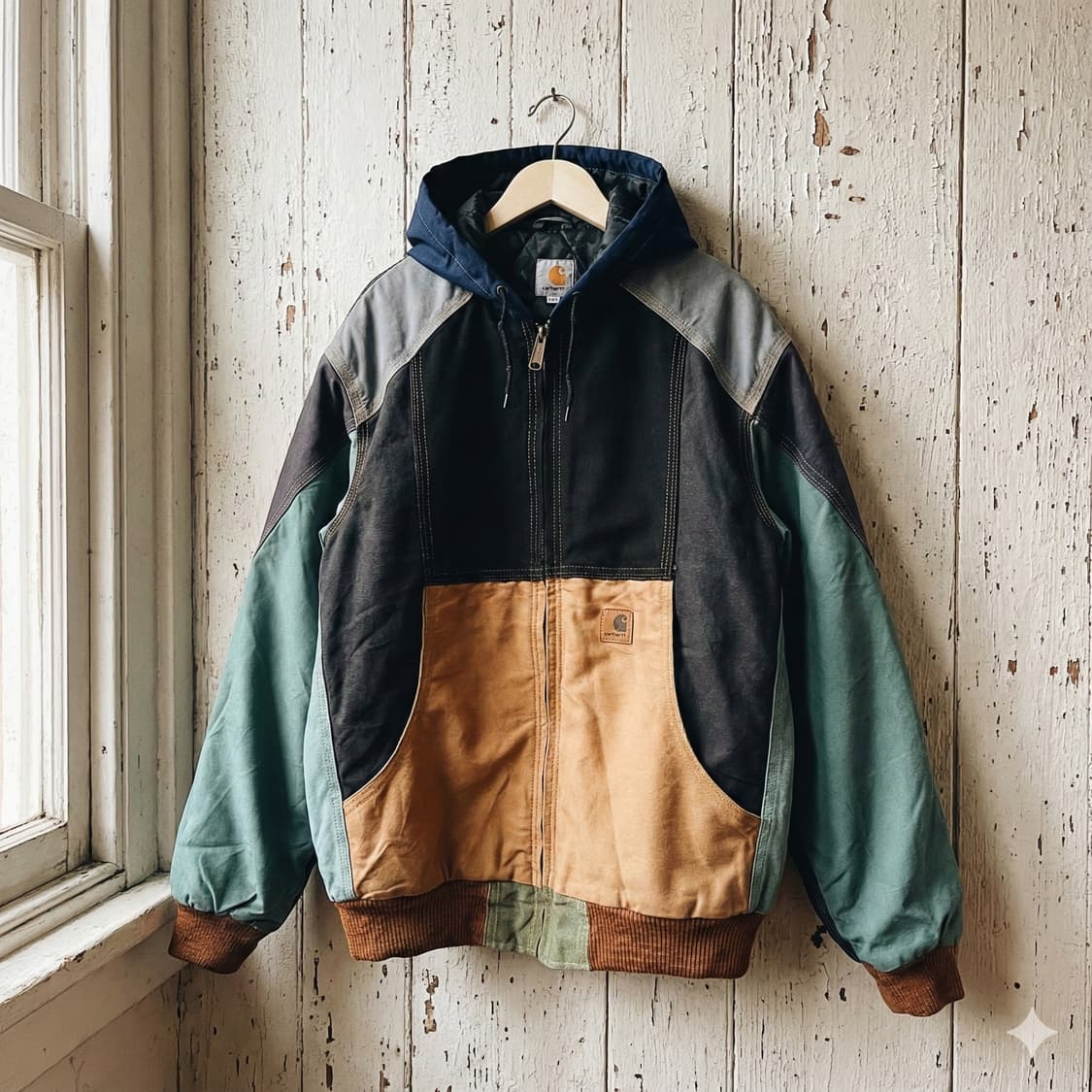 칼아트 컬러블록 칼하트 액티브 자켓 상품이미지1