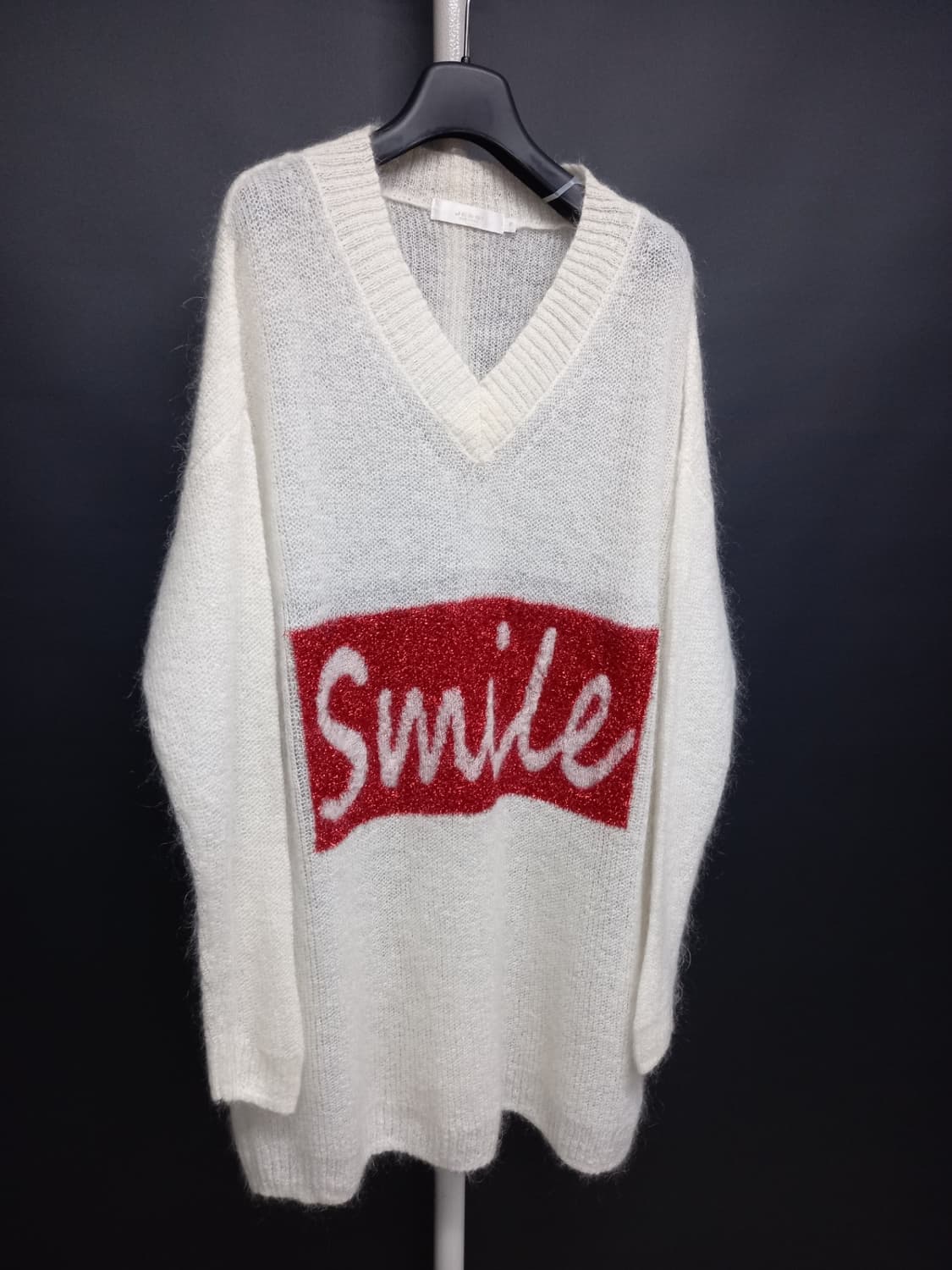 제시뉴욕 춘추동 메리노울 롱 루즈박시핏 니트 풀오버 F 상품이미지3