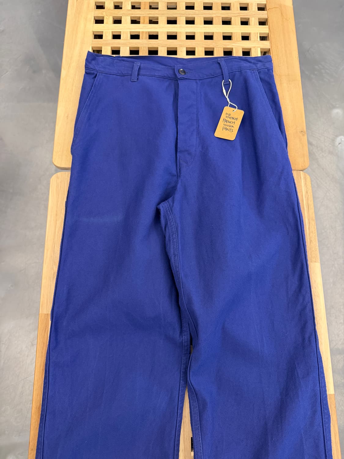 OLD VINTAGE WASHED NAVY FRENCH 프렌치워크팬츠 상품이미지3