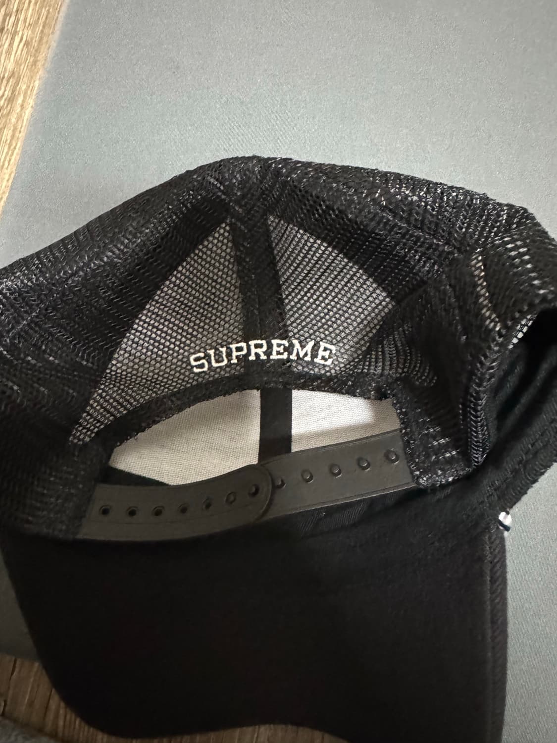 슈프림 바케로 메쉬 백 5-패널 블랙 - 25SS 상품이미지3