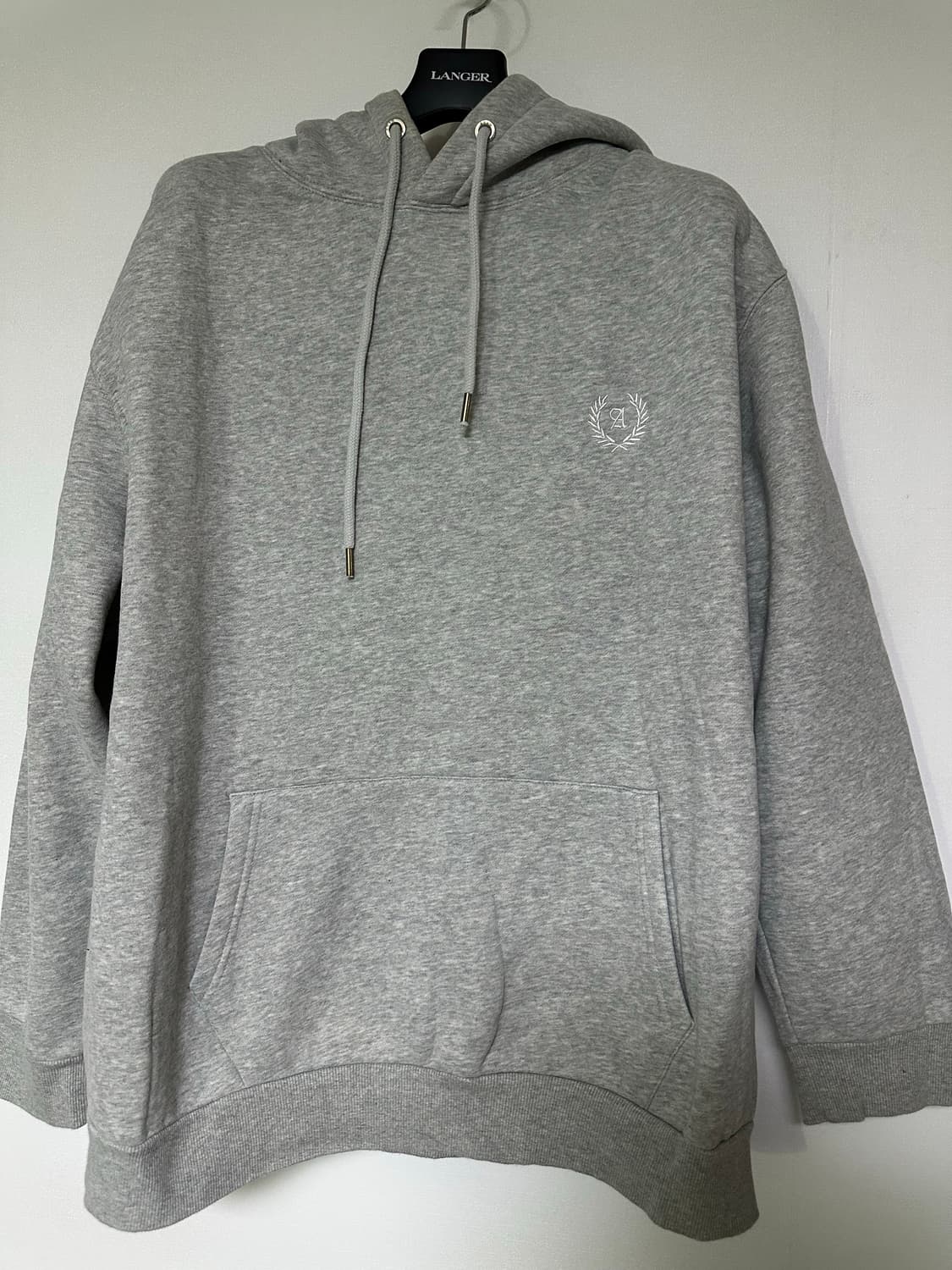 어반드레스 회색 후드티 상품이미지1