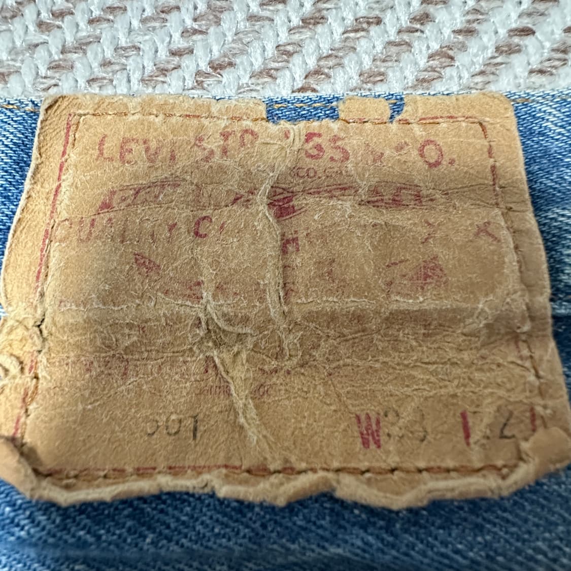 LEVI'S 501 70's usa made denim jeans 상품이미지6