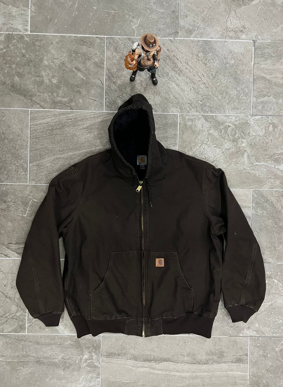 (XL) 칼하트 덕 액티브 후드자켓 J130 DKB 다크브라운 상품이미지1