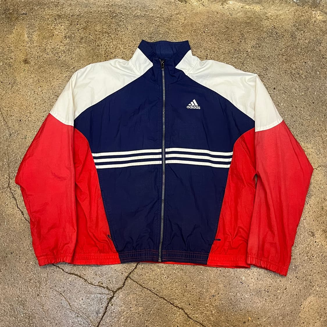 미국 빈티지 아디다스 배색 바람막이 상품이미지3