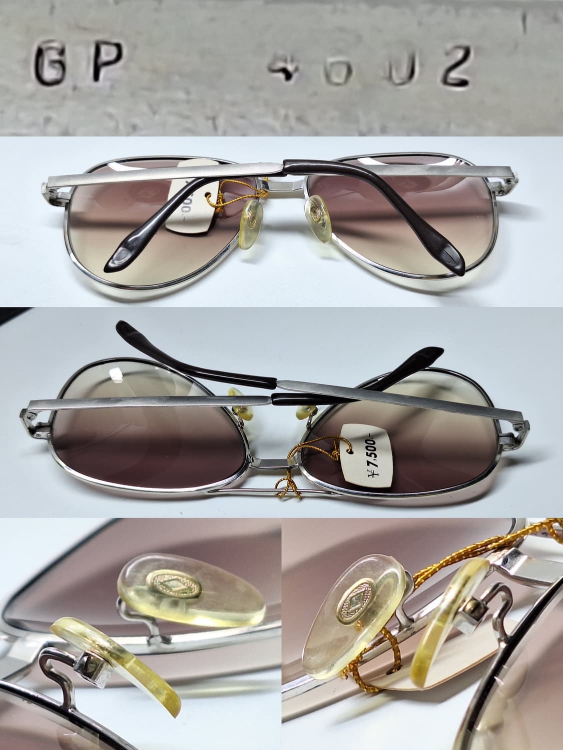 80s 일본제 빈티지 데드스톡 미사용/GP 4602 투브릿지 선글라스 상품이미지9