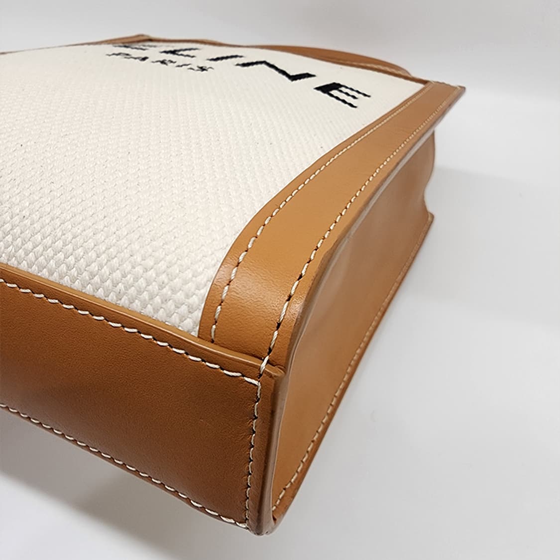 셀린느 193302BNZ 패브릭 카바스 미니 토트백 브라운 상품이미지5