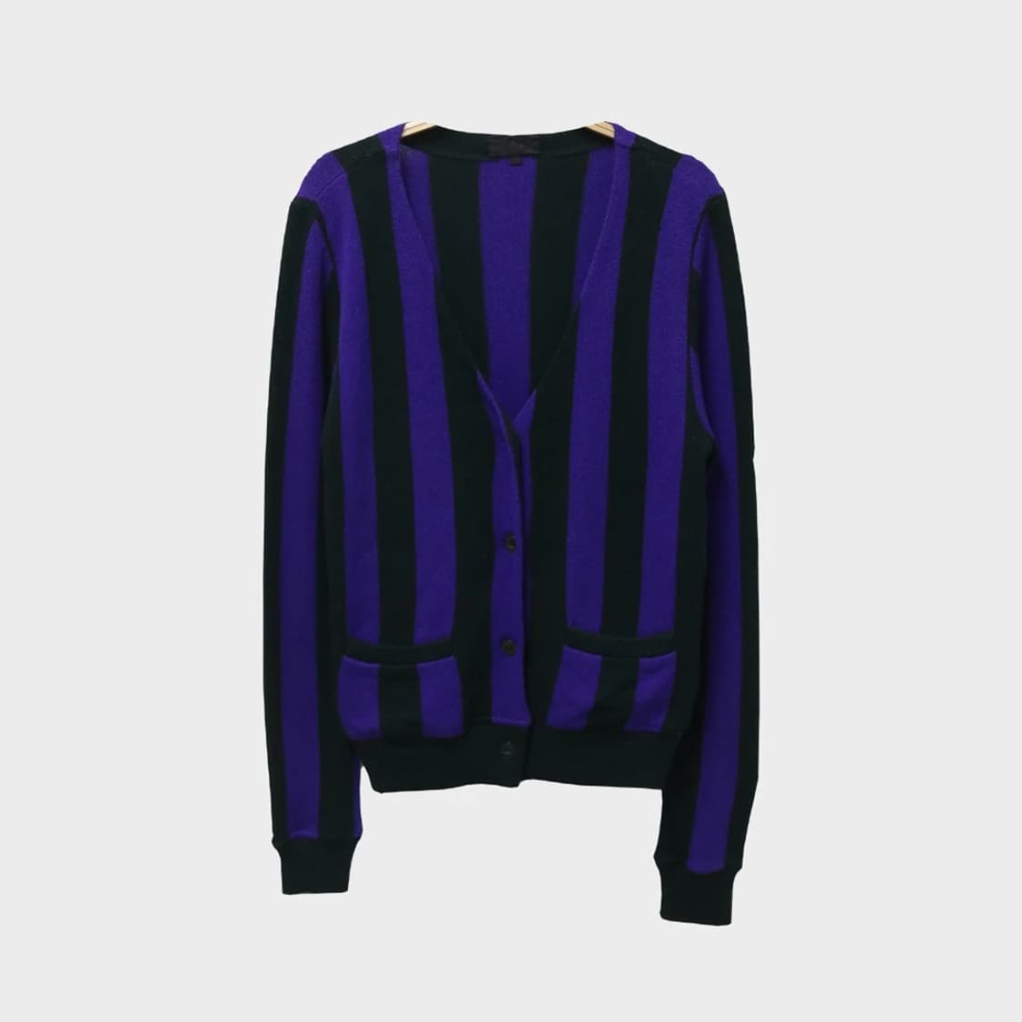 아페쎄 스트라이프 울 혼방 니트 가디건 63761 상품이미지1