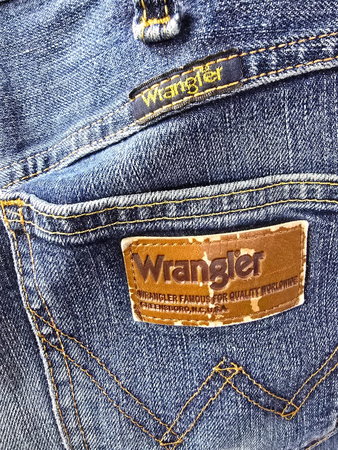 랭글러 호랑이 패치 데님 청바지 (1402) 상품이미지5