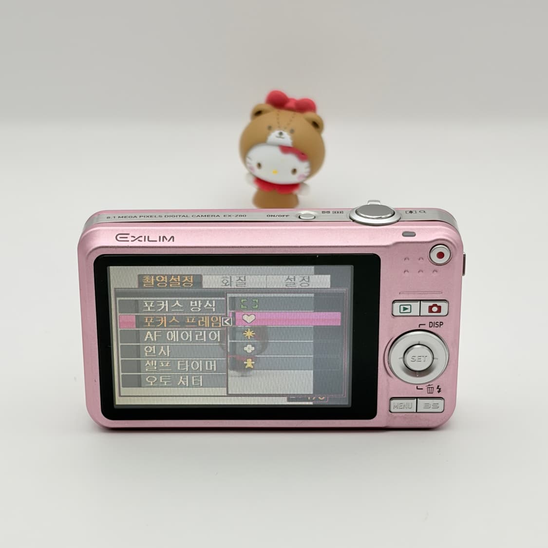 💕유인&카리나💕 카시오 엑슬림 EX-Z80 핑크 디카 디지털 카메라 상품이미지6