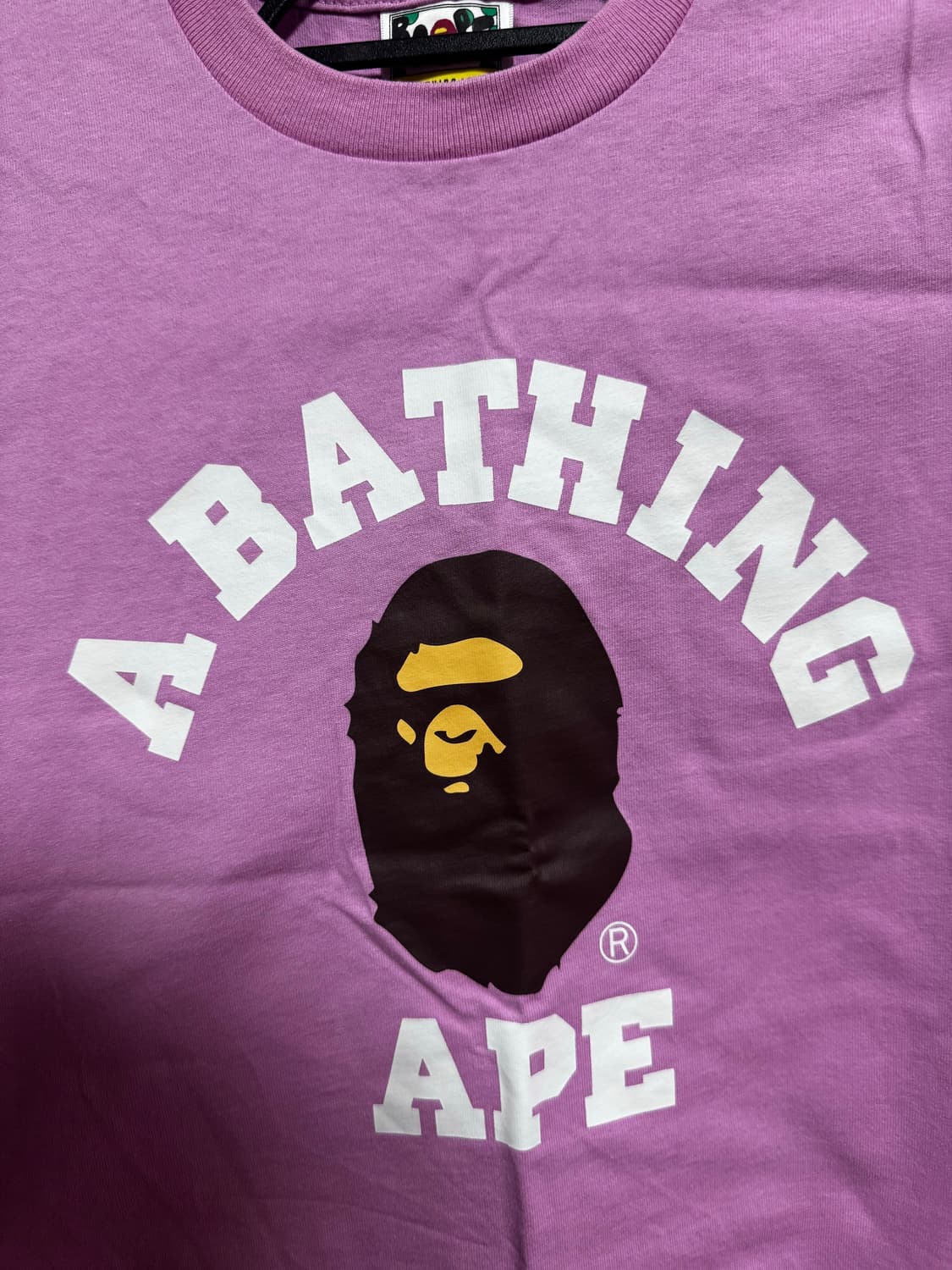 베이프 핑크 반팔 티셔프 상품이미지2