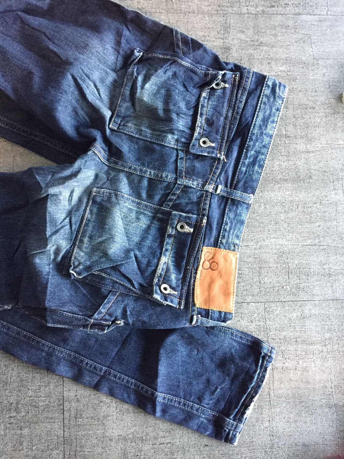 일본빈티지 Johnbull 존불 핀터깔y2k펑크 데님카고팬츠 상품이미지3