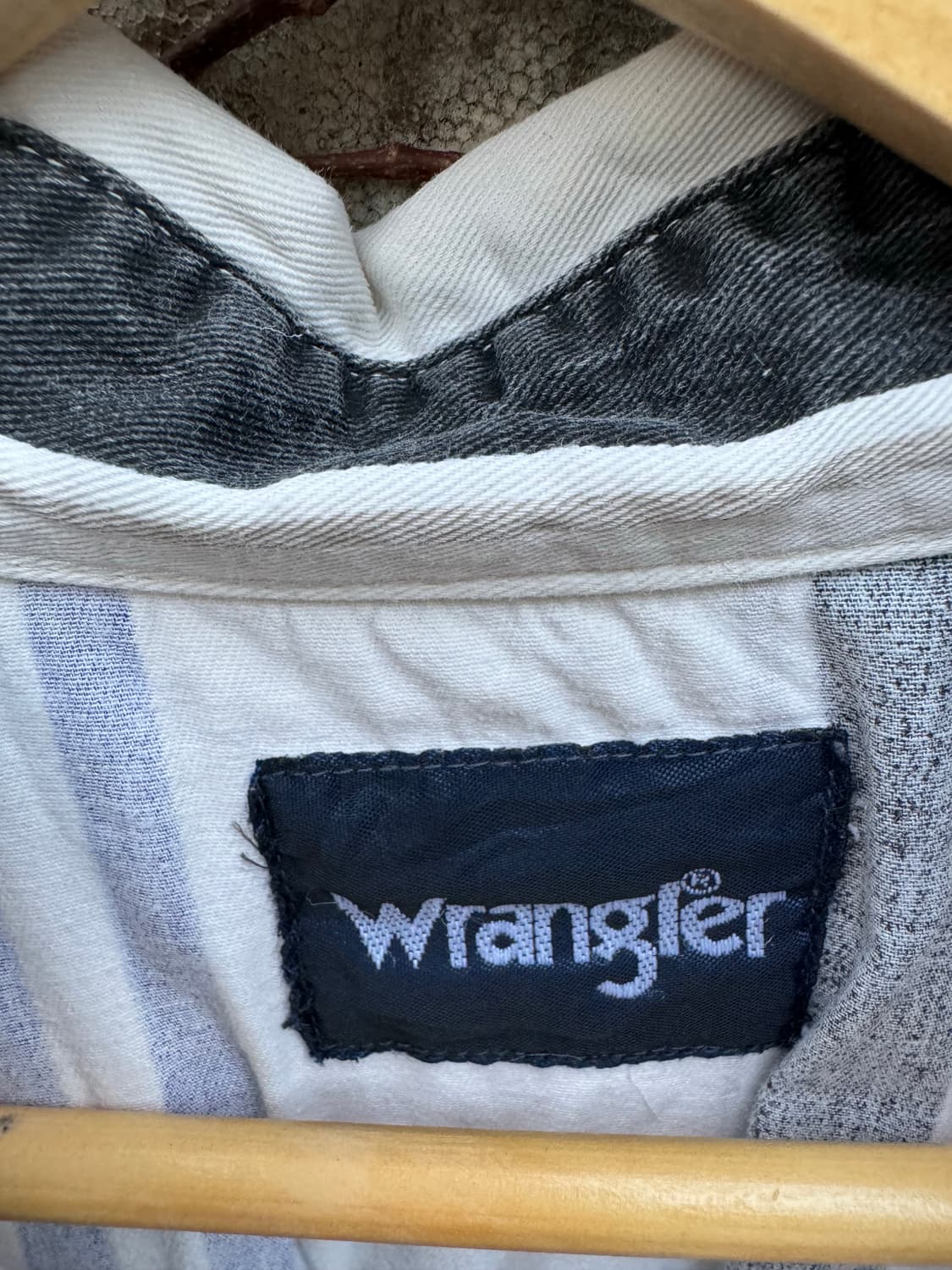 랭글러 빈티지 스트라이프 웨스턴 셔츠 빅사이즈 상품이미지5