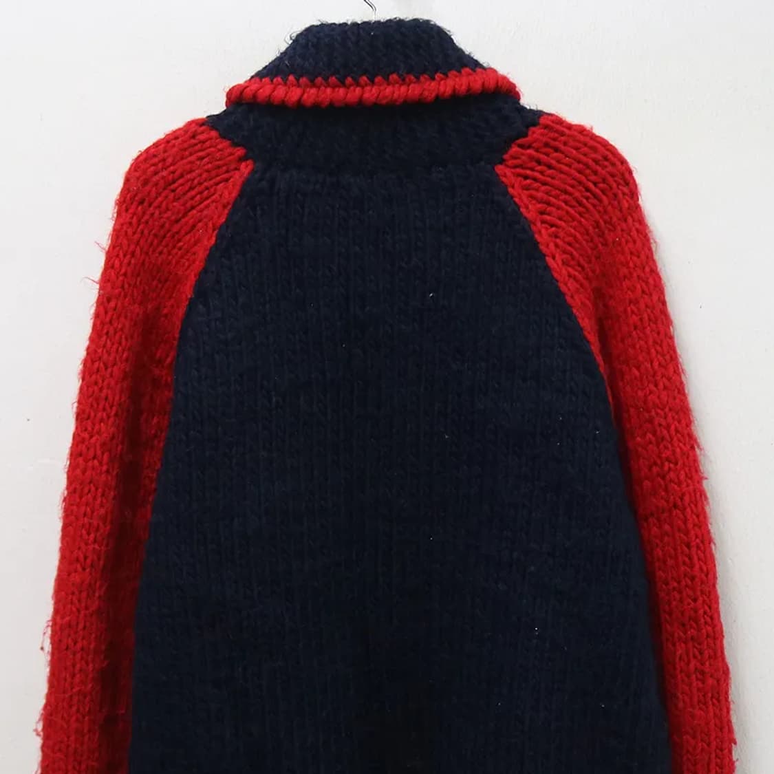 BIANCA MARIA 배색 니트 집업 61687 상품이미지4