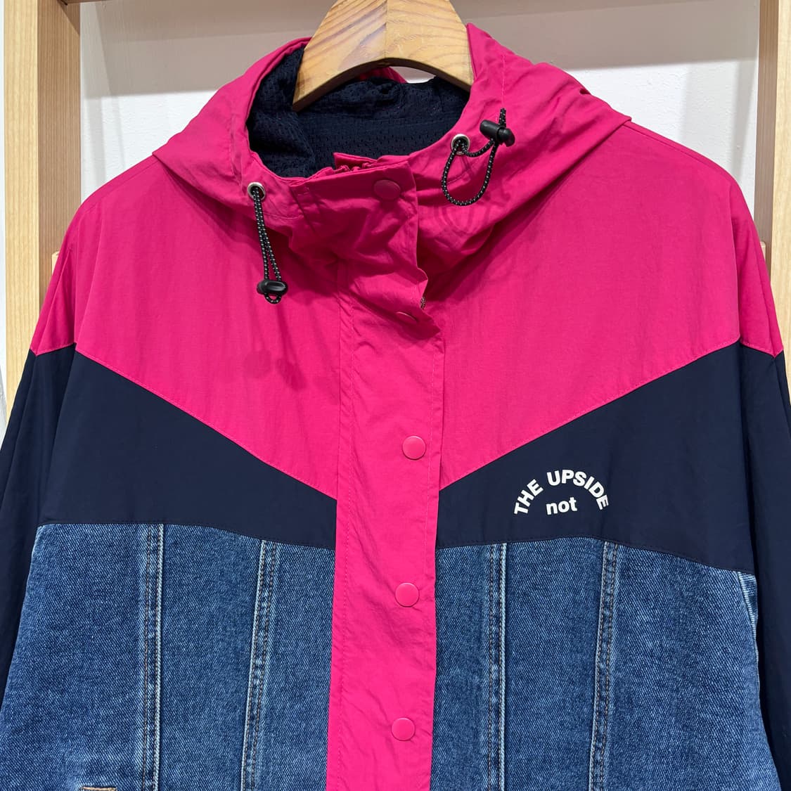 [새상품] 데님 후드 바람막이 상품이미지2