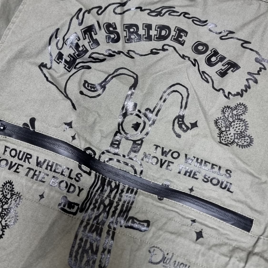 일본산 JAM'S COLD 바이크 후드 야상 점퍼(95-100) 상품이미지8