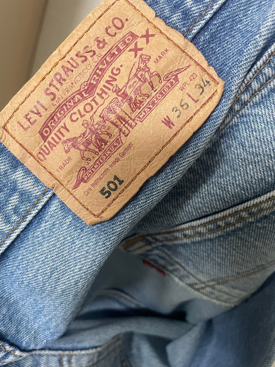 36x34) 리바이스 vtg 501 상품이미지5