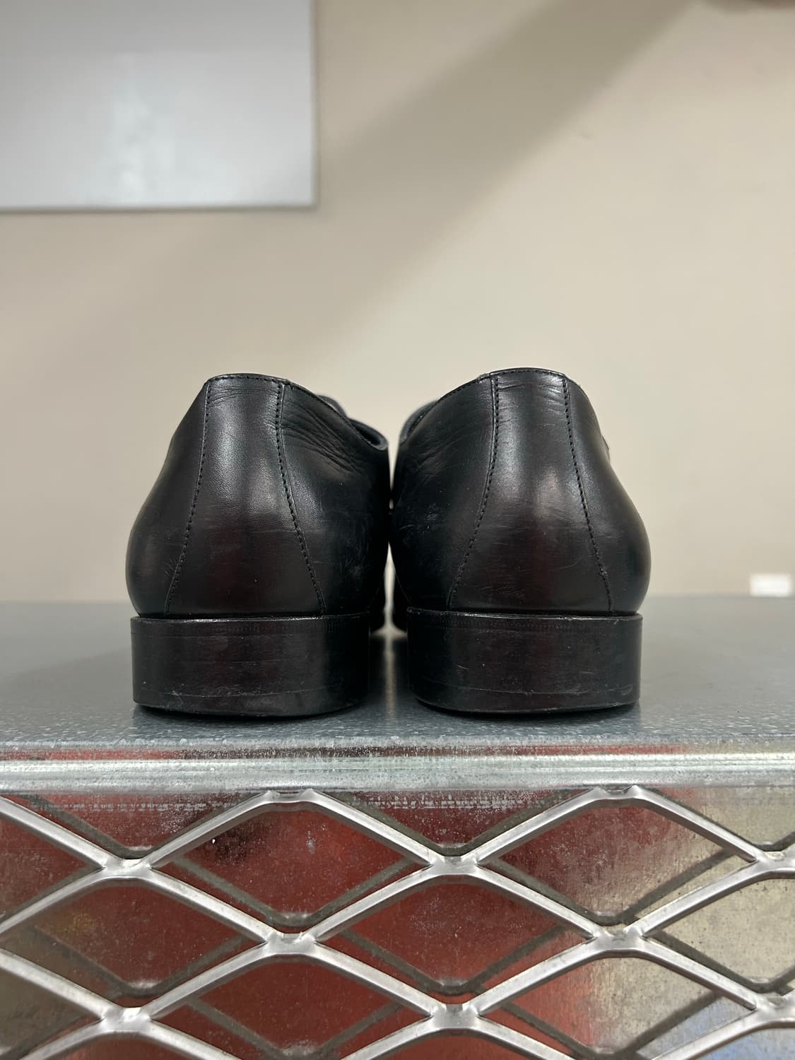 에르메네질도 제냐 레더 로퍼 블랙 uk11 상품이미지3