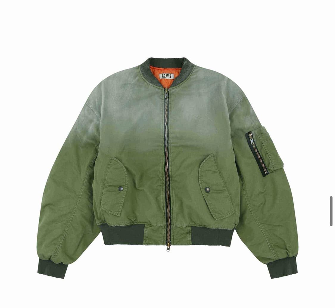 GRAILZ 그레일즈 붐버 MA-1 항공 자켓 올리브 (1) 상품이미지1