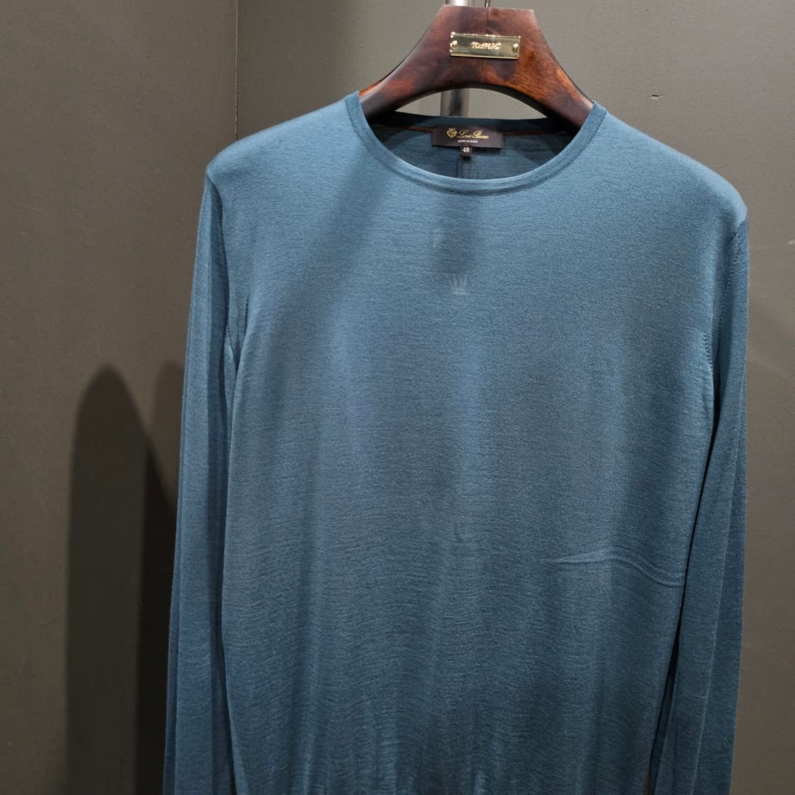 로로피아나 버진 울 니트 크루넥 니트 상품이미지2