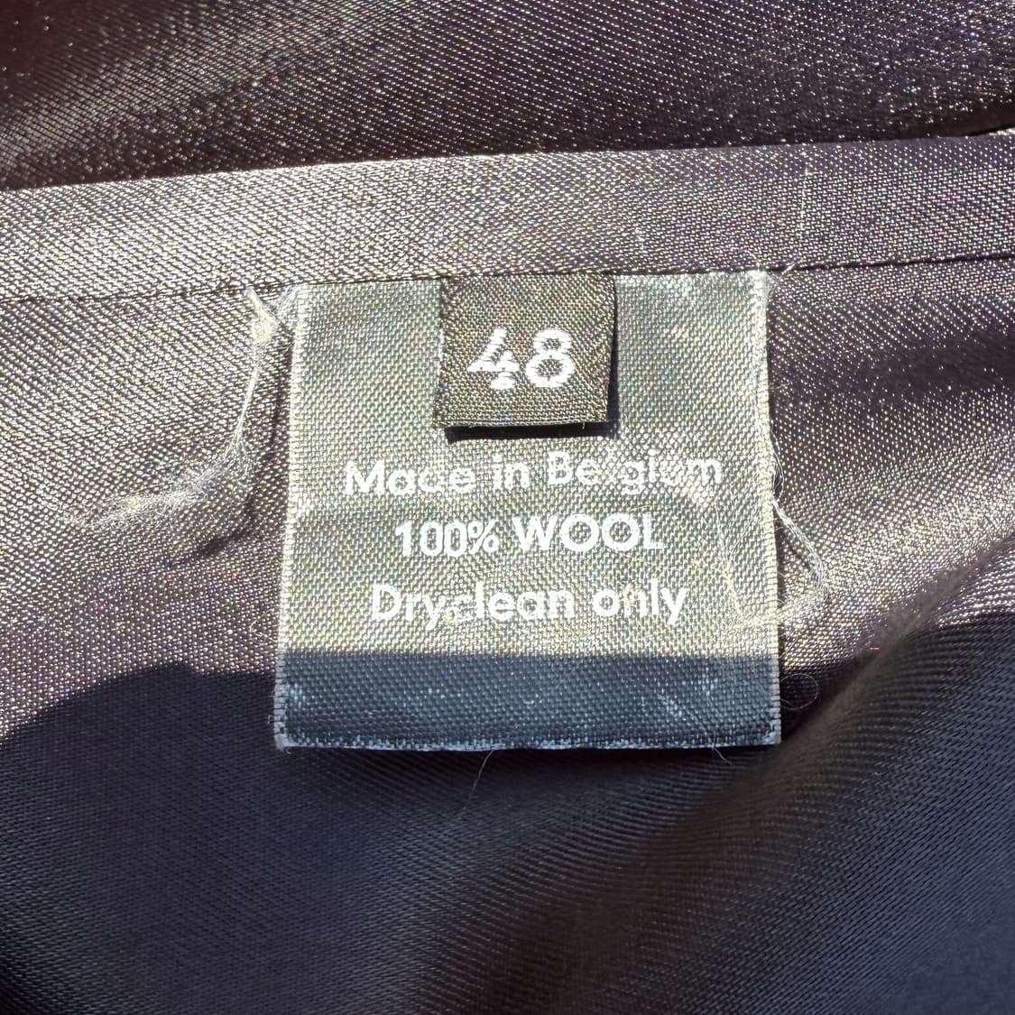 Raf Simons AW99 Burgundy Wool Zip Coat 상품이미지10