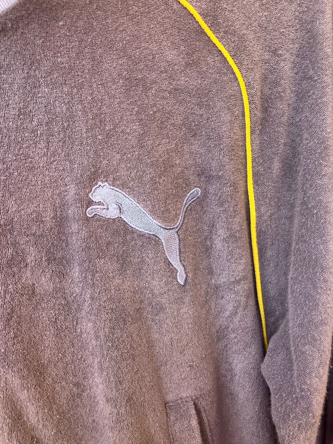 블루 그레이 퓨마 테리 집업 상품이미지4