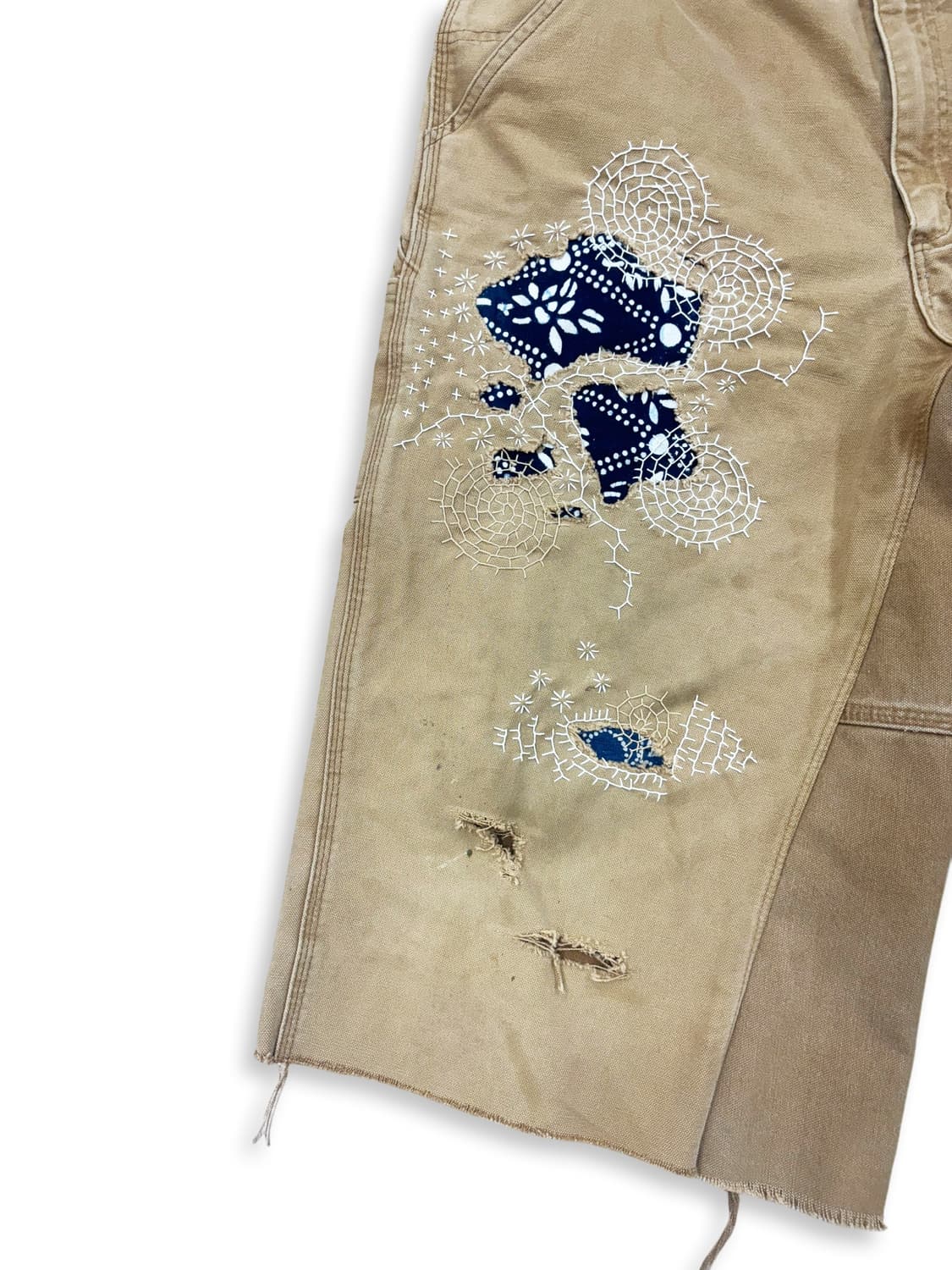 Carhartt Boro Sashiko Distressed Shorts 상품이미지3