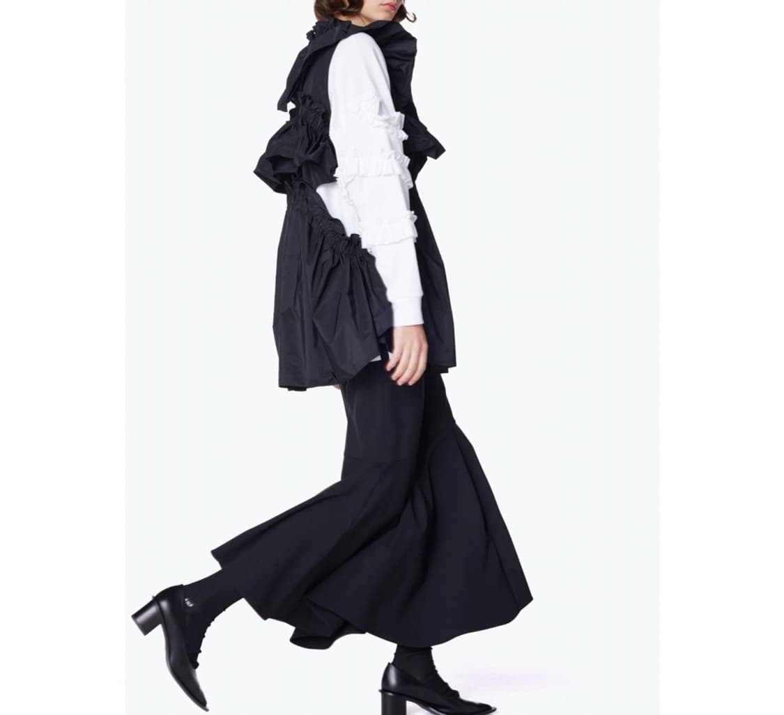 (정품/새상품) ENFOLD 엔폴드 여성 블랙 PEPLUM 스커트 상품이미지7