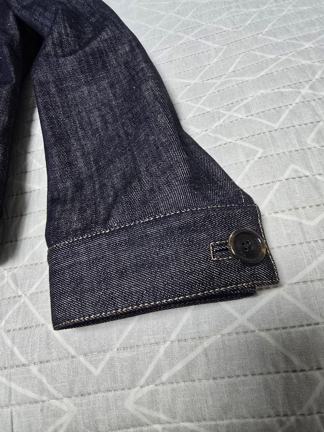 프라다(prada) 레더 패널 데님 자켓 상품이미지5