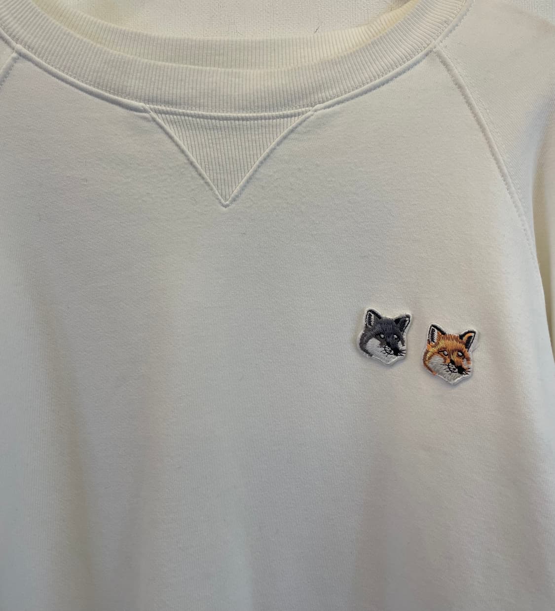 메종키츠네 더블폭스헤드 맨투맨 L (남녀공용가능) 스웨트셔츠 상품이미지3