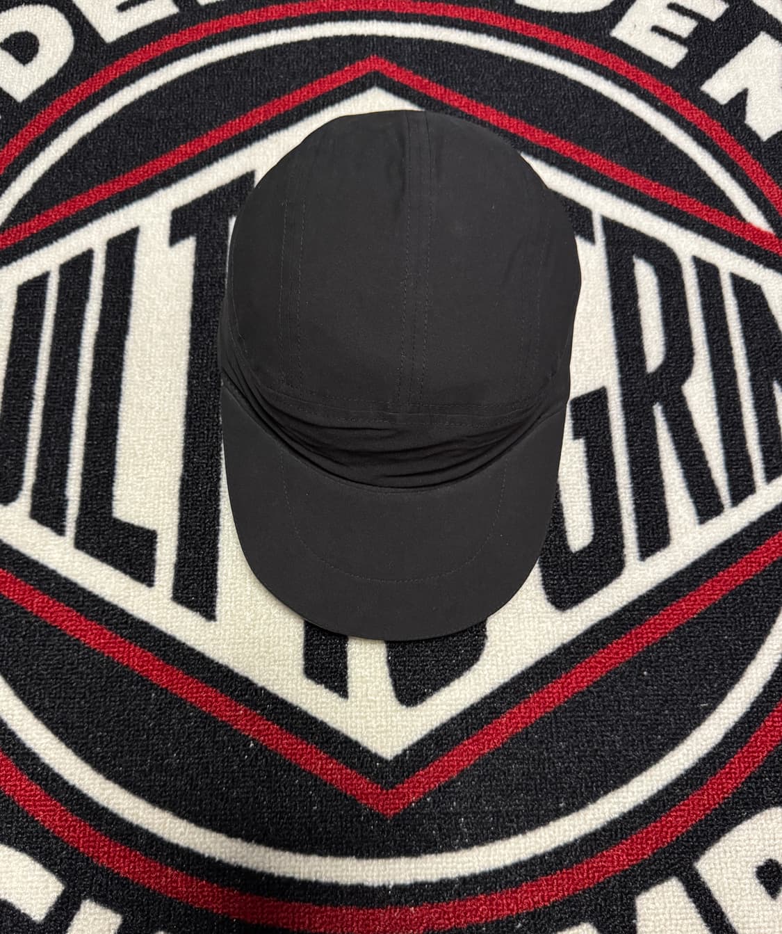 무신사 스탠다드 스포츠 라이트웨이트 러닝 캠프 캡 블랙 상품이미지1