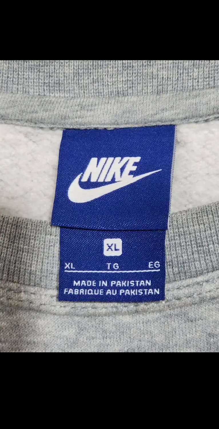 (XL) 나이키 기모 맨투맨 그레이 스우시 스웨트 티셔츠  상품이미지3