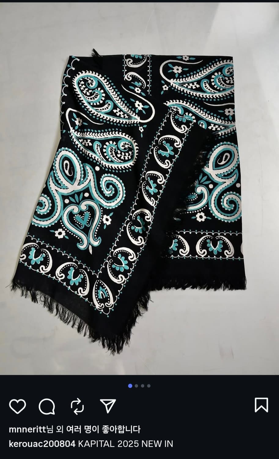 구매) Kapital 25aw 스카프  상품이미지1