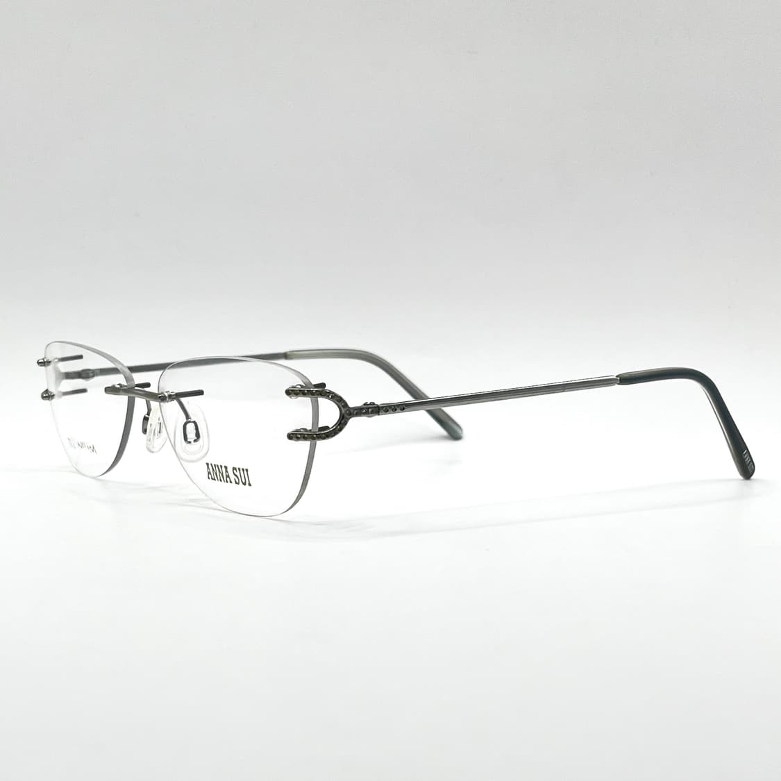 Anna Sui 안나수이 큐빅 무테 안경 상품이미지1