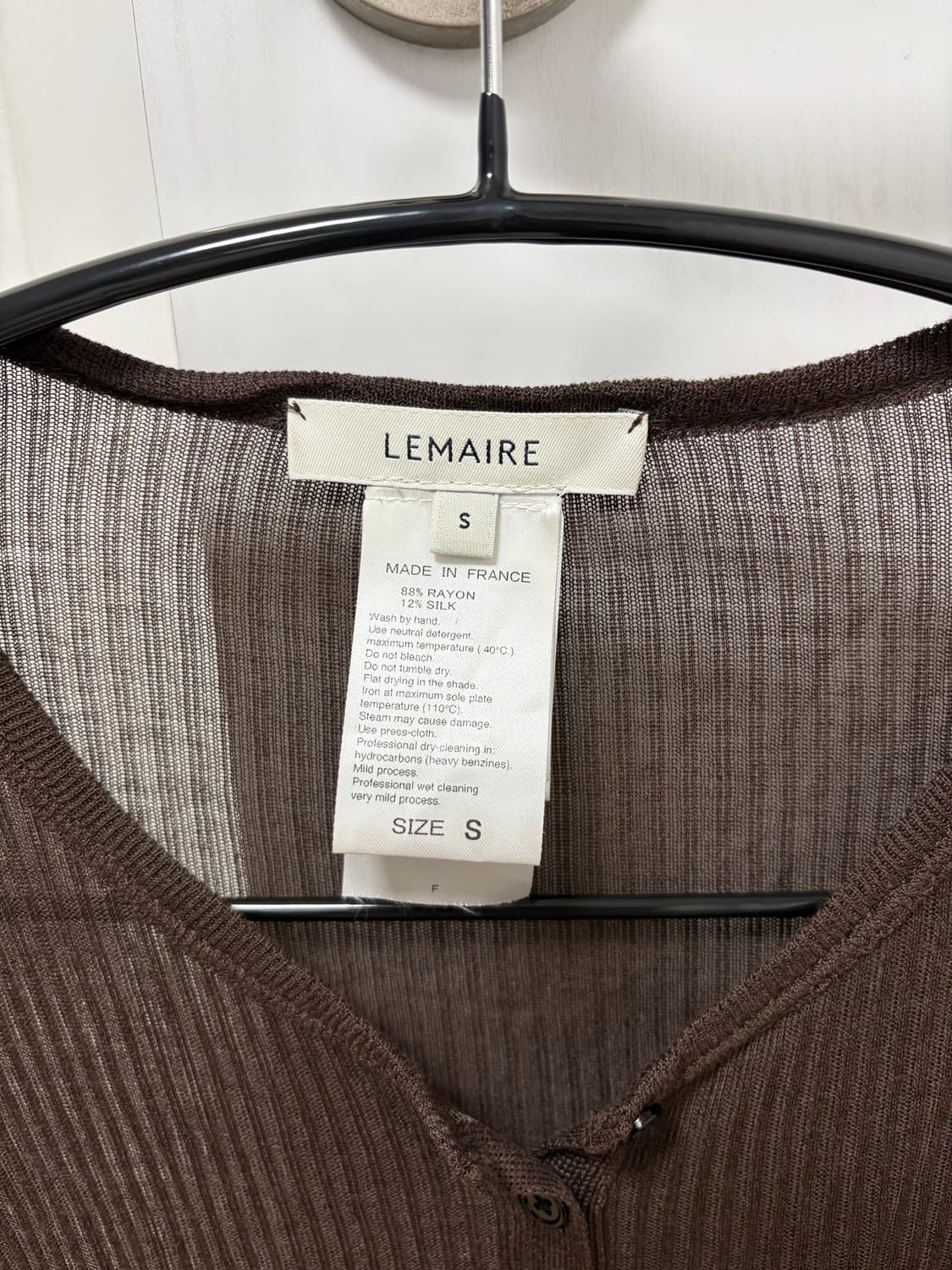 르메르 긴소매 골지 탑 Lemaire 상품이미지7